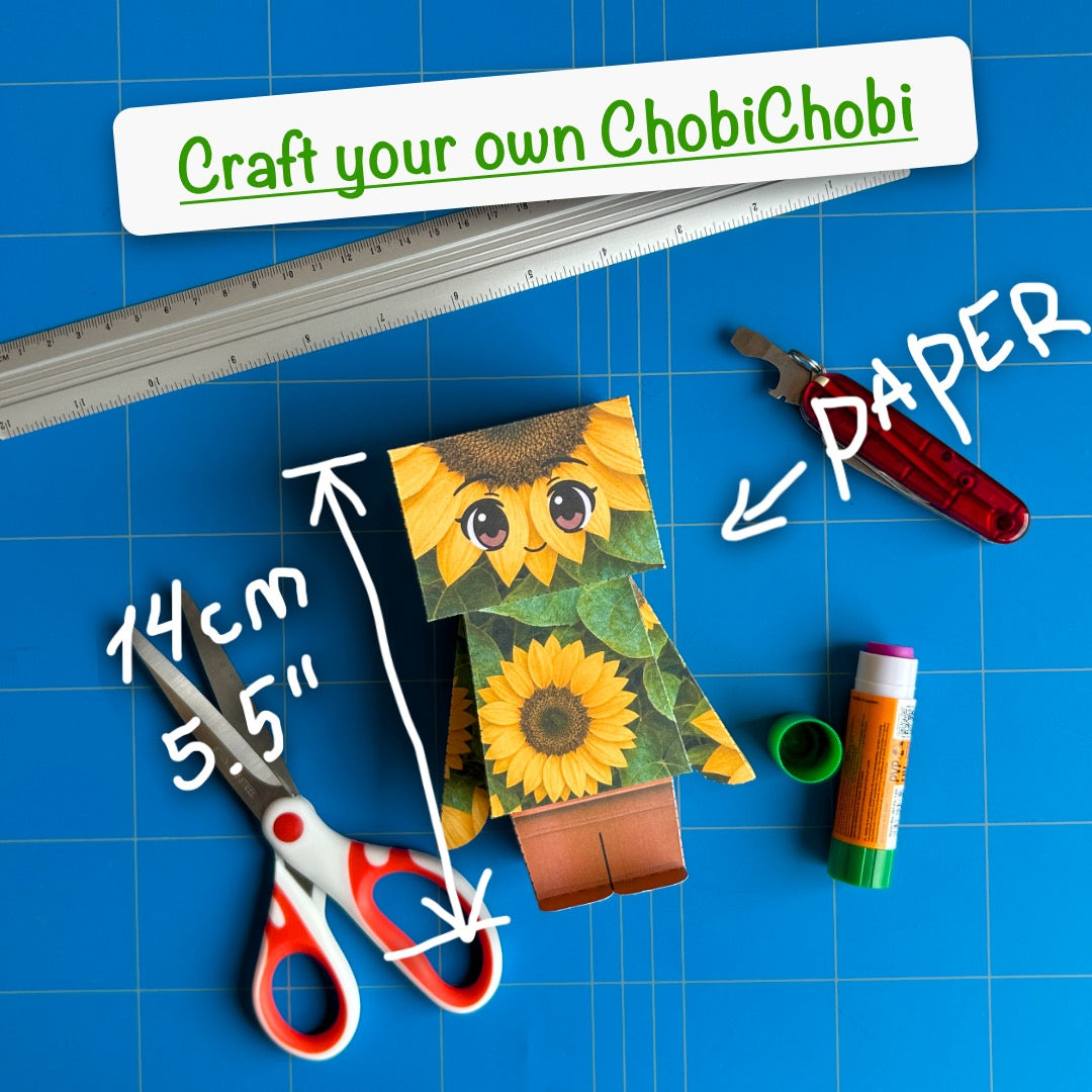 ChobiChobi - 100% (14cm) - Sunflower Pot